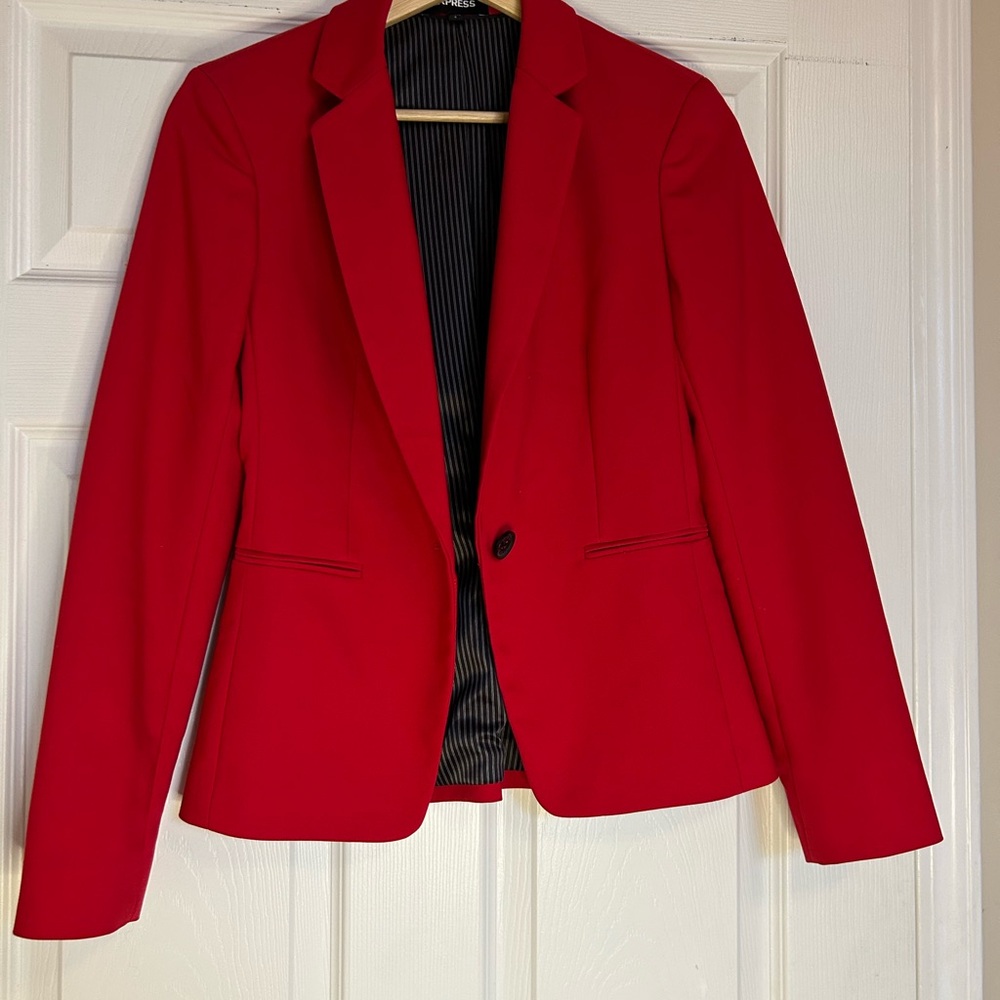 Women's Red Blazer